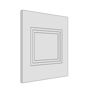 297 × 357mm art deco shaker door