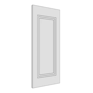 297 × 715mm art deco shaker door