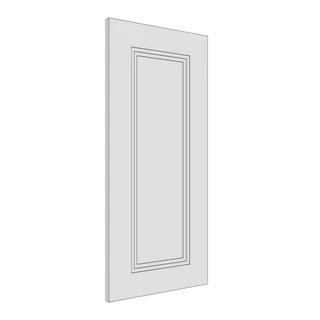 397 × 895mm art deco shaker door