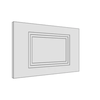 447 × 283mm art deco shaker door