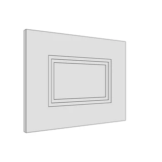 447 × 342mm art deco shaker door