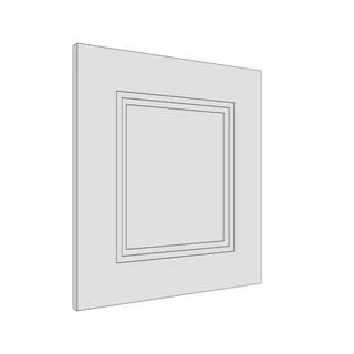 456 × 497mm art deco shaker door