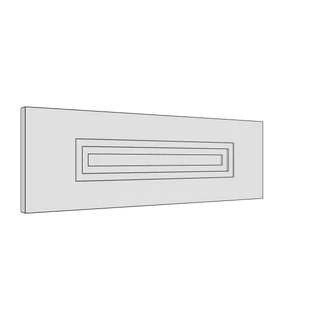 497 × 160mm art deco shaker door