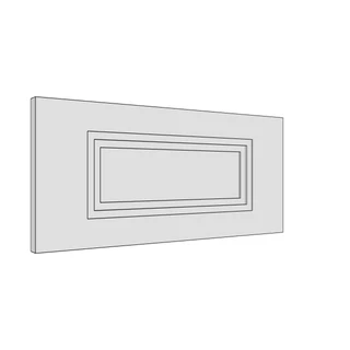 497 × 227mm art deco shaker door