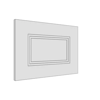 497 × 357mm art deco shaker door