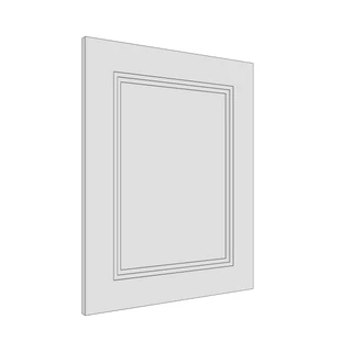 570 × 716mm art deco shaker door