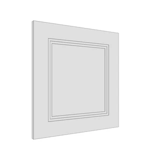 571 × 597mm art deco shaker door
