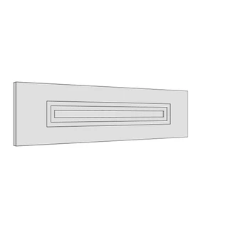 597 × 160mm art deco shaker door