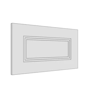 597 × 342mm art deco shaker door
