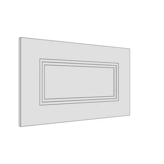597 × 356mm art deco shaker door