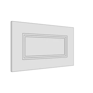 597 × 357mm art deco shaker door