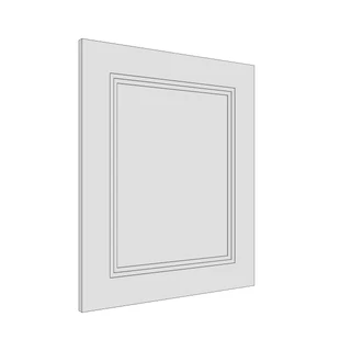 597 × 715mm art deco shaker door