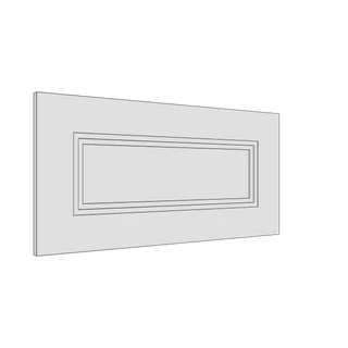 697 × 342mm art deco shaker door