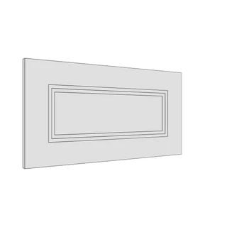 697 × 357mm art deco shaker door