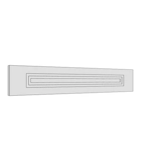 797 × 140mm art deco shaker door