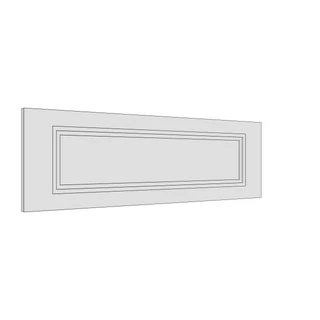 897 × 283mm art deco shaker door