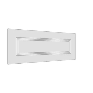 897 × 342mm art deco shaker door