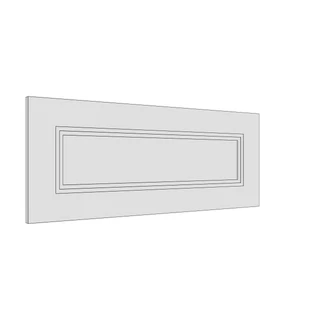 897 × 357mm art deco shaker door