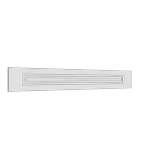 997 × 140mm art deco shaker door