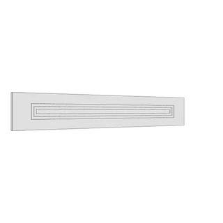 997 × 160mm art deco shaker door