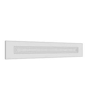 997 × 170mm art deco shaker door