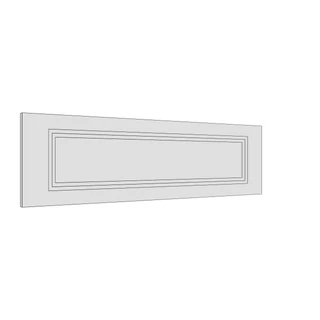 997 × 283mm art deco shaker door