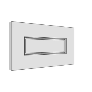 297 × 170mm ovolo door