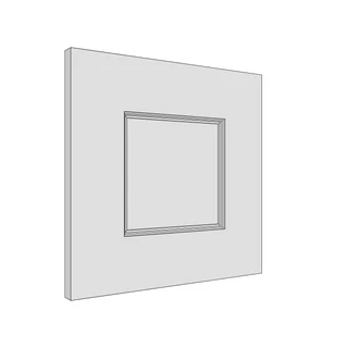 347 × 342mm ovolo door