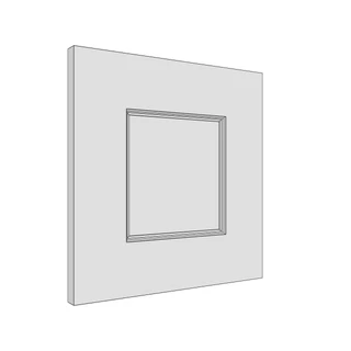 347 × 357mm ovolo door