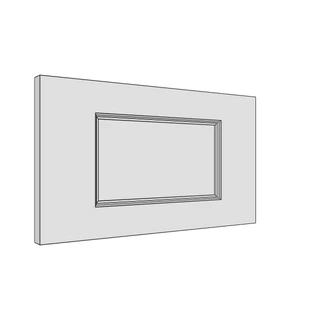 397 × 227mm ovolo door