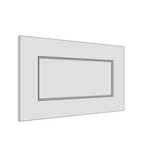 597 × 357mm ovolo door