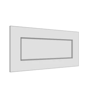 697 × 342mm ovolo door