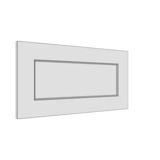 697 × 357mm ovolo door