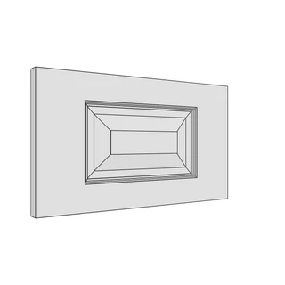 397 × 227mm raised & field door