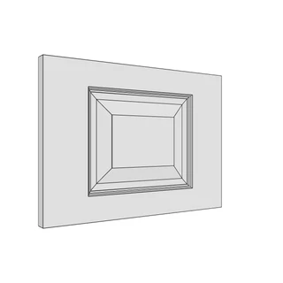 397 × 283mm raised & field door