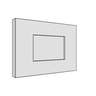 197 × 140mm shaker door