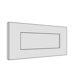 297 × 140mm shaker door
