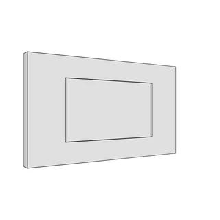 397 × 227mm shaker door