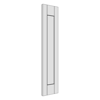 147 × 715mm shaker v-groove door