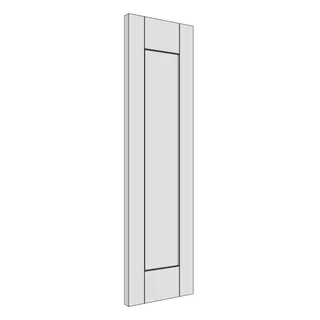 197 × 715mm shaker v-groove door
