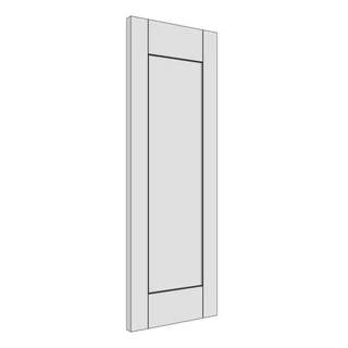 247 × 715mm shaker v-groove door