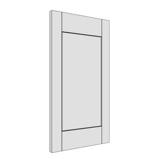 297 × 570mm shaker v-groove door