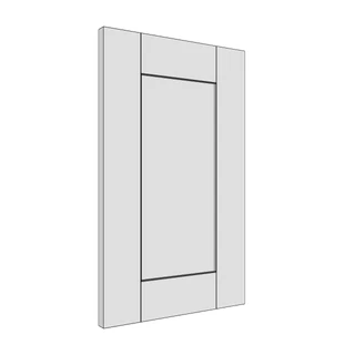 347 × 570mm shaker v-groove door