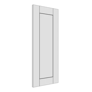 347 × 897mm shaker v-groove door