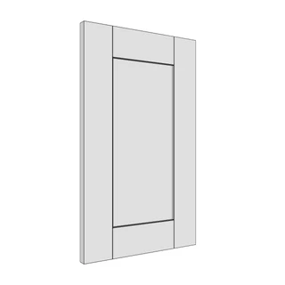 357 × 597mm shaker v-groove door