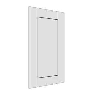 397 × 715mm shaker v-groove door