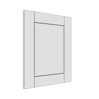 447 × 570mm shaker v-groove door