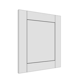 497 × 570mm shaker v-groove door