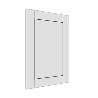 497 × 715mm shaker v-groove door