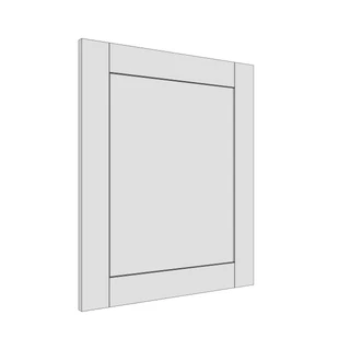 597 × 715mm shaker v-groove door